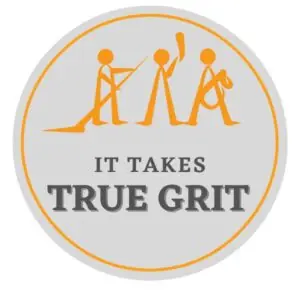 Button - True Grit