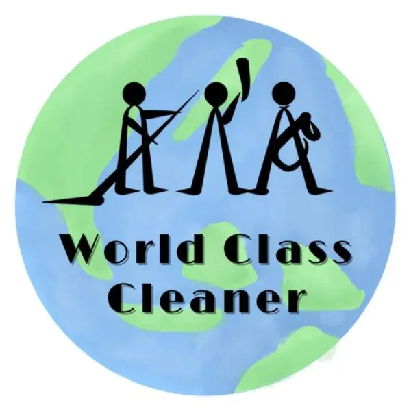 Button - World Class Cleaner