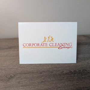 Corporate Cleaning Group Card (Blank Inside) + Envelope