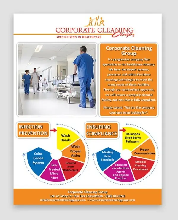 Specializing in Healthcare Flyer