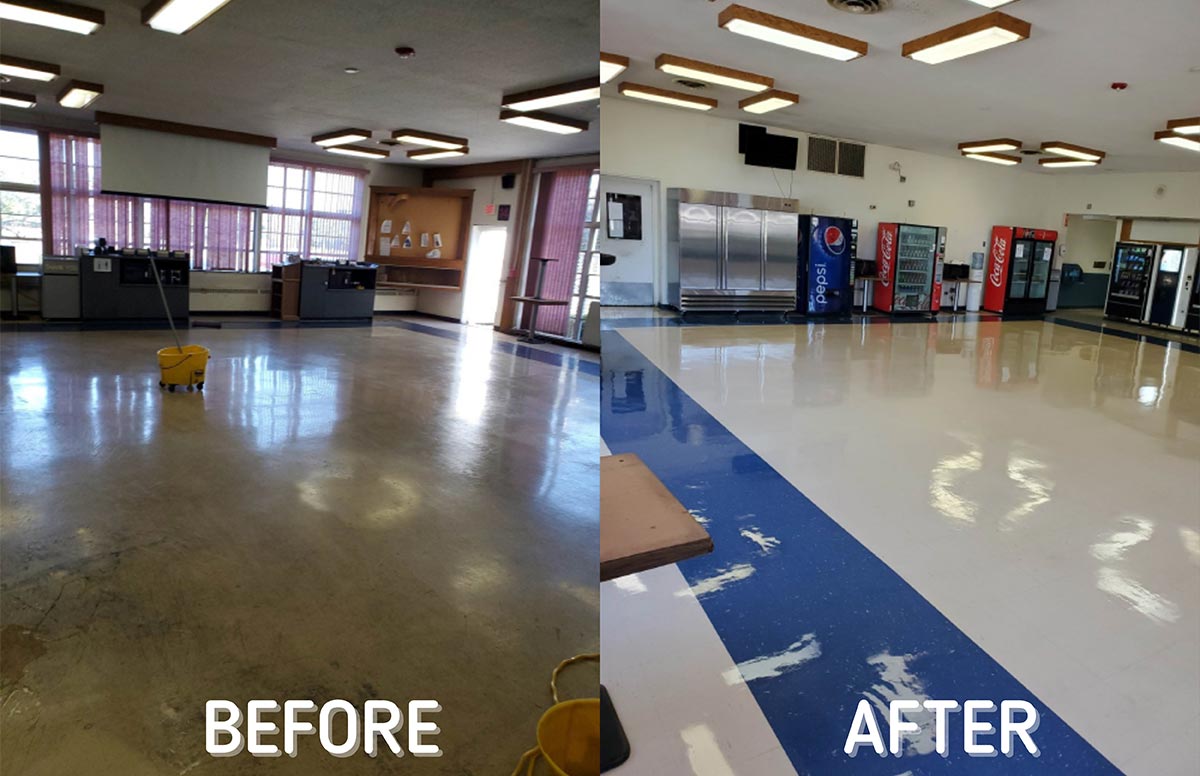 Floor Care - Stripping and Waxing