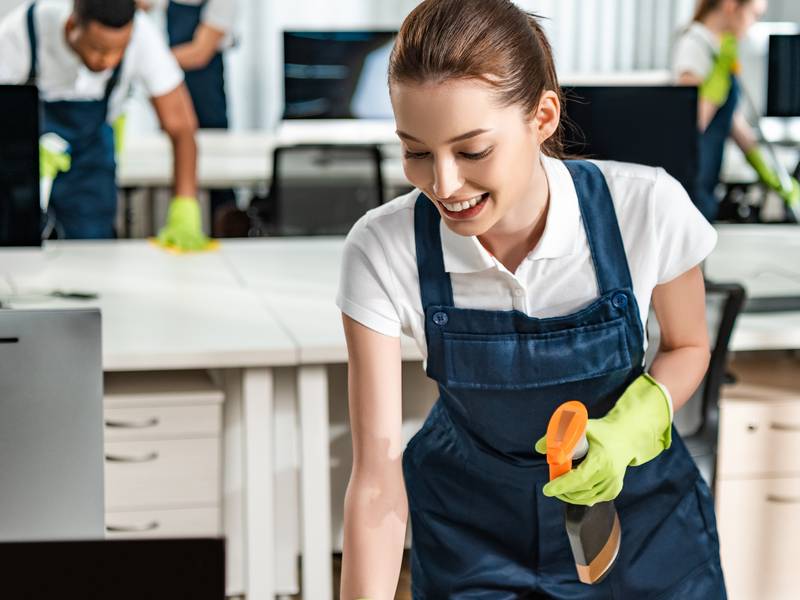 What Process is Used During Office Cleaning Services?