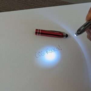 CCG Pen with light - Red