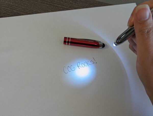 CCG Pen with light - Red
