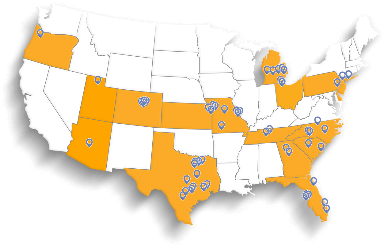 CCG Locations Map