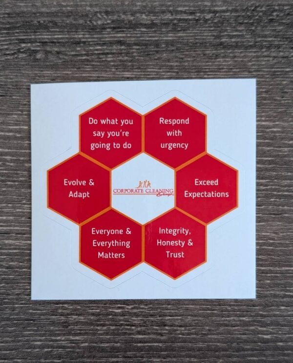 CCG Core Values Sticker