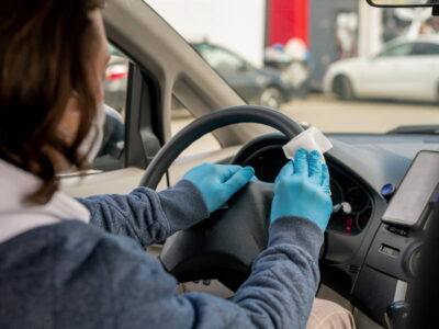 Disinfecting Car